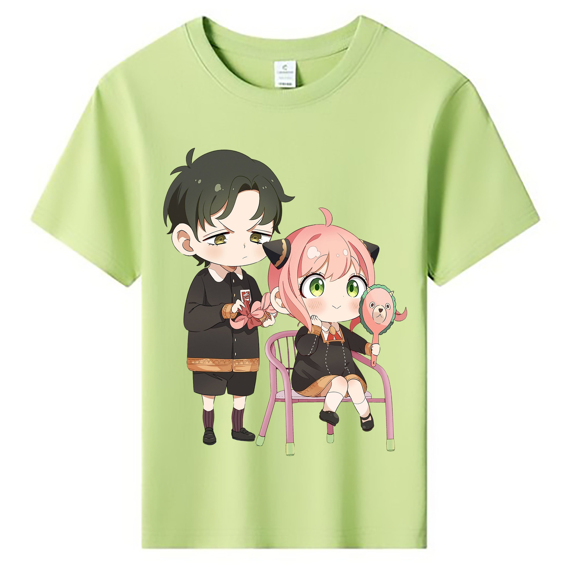 （画像用） SPY×FAMILY间谍家家酒 綿100％キッズTシャツ（フロントプリント）